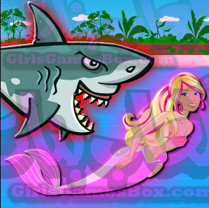 لعبة هروب باربي من سمك القرش