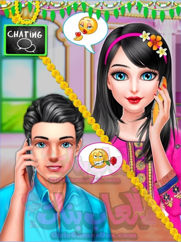 لعبة فتاة هندية ترتيب الزواج - محاكي الزفاف العاب تلبيس