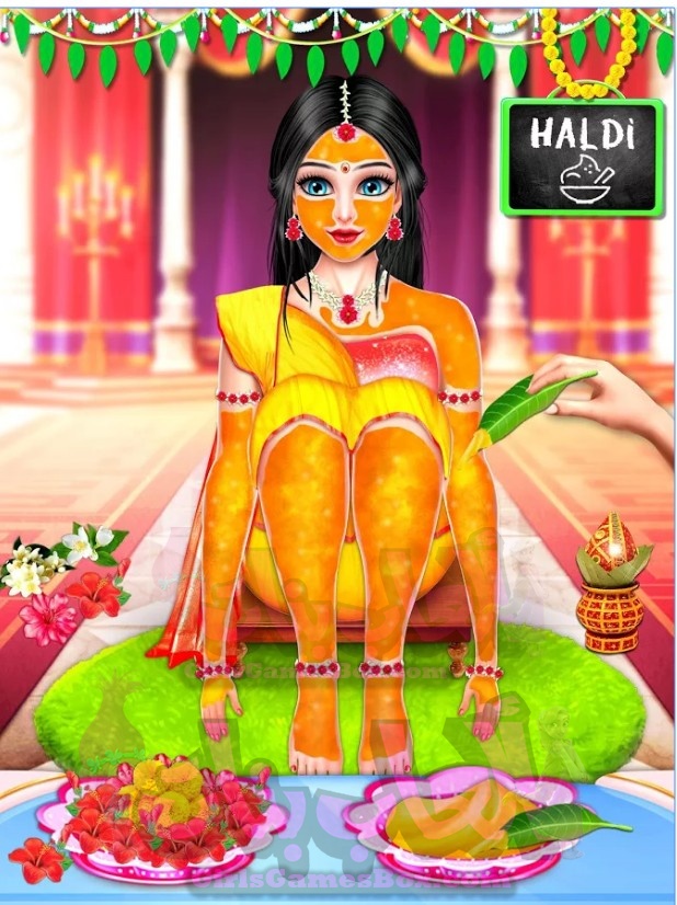 لعبة فتاة هندية ترتيب الزواج - محاكي الزفاف العاب تلبيس