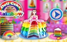 تحميل لعبة Rainbow Doll Cake Maker Chef